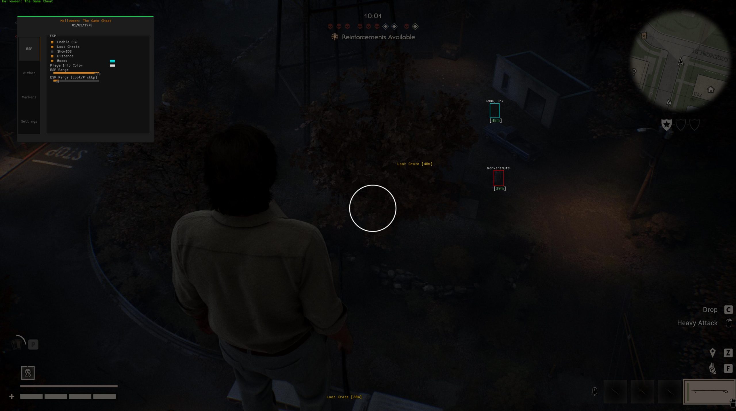 halloween the game cheats